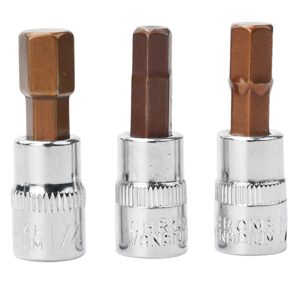 6 шт. Набор бит для отвертки 1/4 дюйма H3 H4 H5 H6 H8 H10