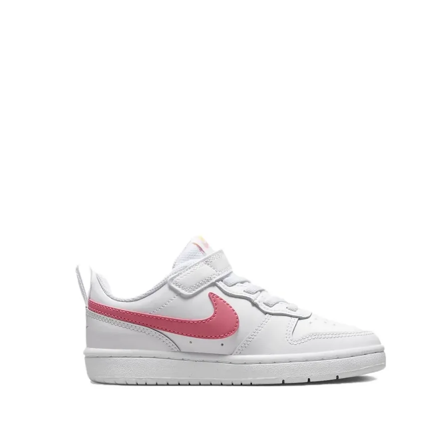 Повседневная обувь Nike Court Borough Low 2PS White Powder для детей маленьких и средних размеров