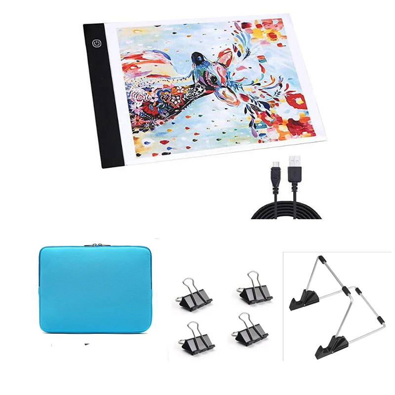 A4 светодиодный светильник коврик для инструменты вышивки картин со стразами 3