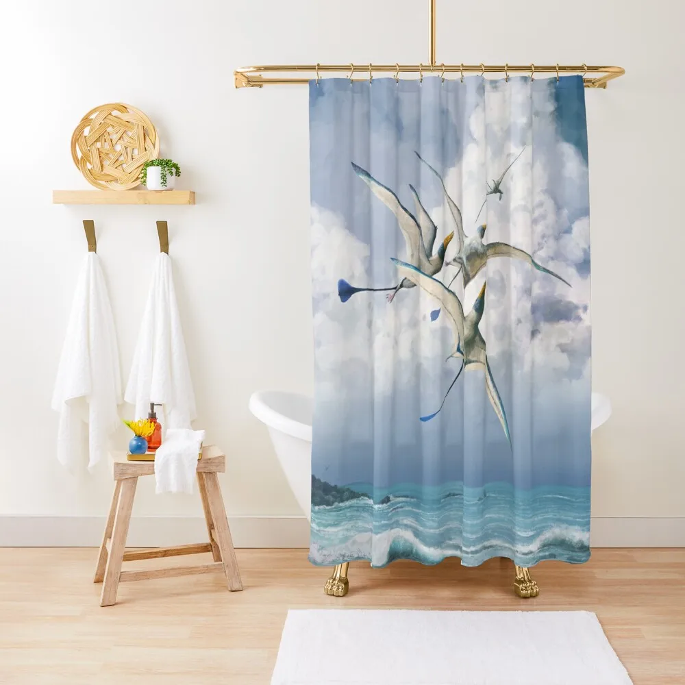 Занавеска для душа Rhamphorhynchus современный аксессуар ванной комнаты душевой набор