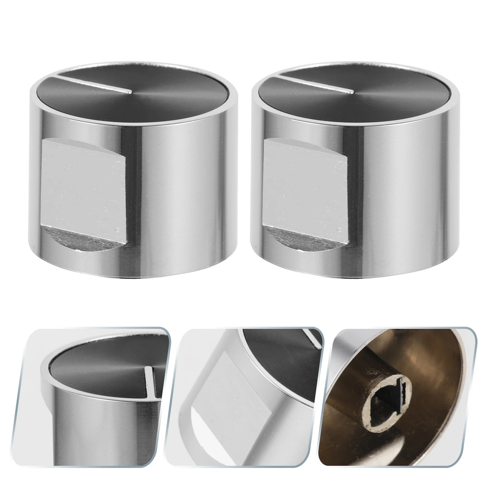 

Stove Knob Knobs Gas Burner Control Metal Range Switch Universal Replacement Oven Cooktop Replacements Cooker Air Replacepartoff