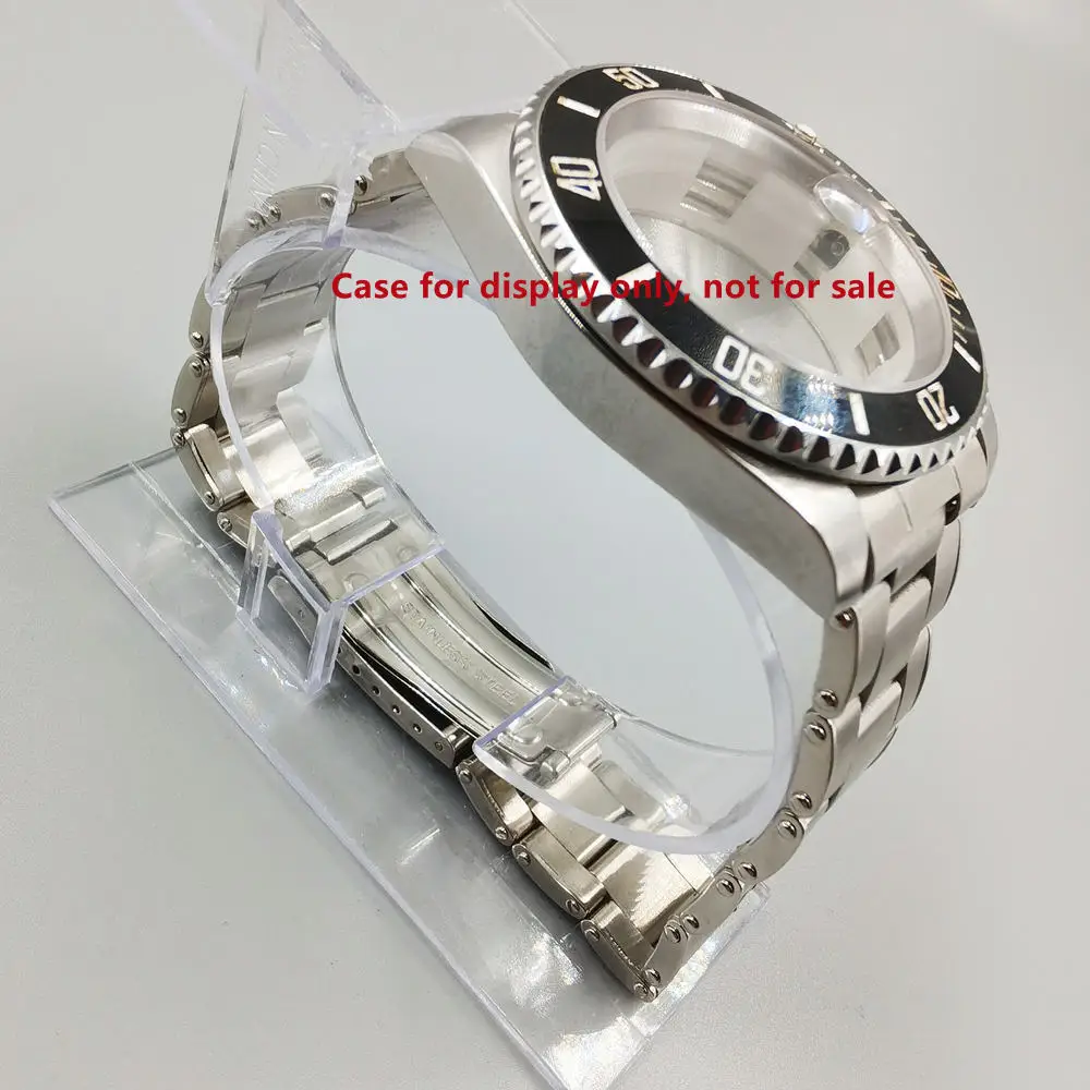 Luxury 19mm 20mm 316L Stainless Steel Rivet Curved End Screws Oyster Watch Band Strap Bracelet Fit For RLX Watch