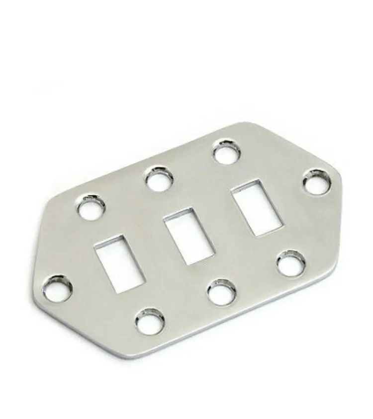 

Guitar Pickup Selector Switch Control Cover Plate - Chrome Jaguar,Mustang jazzmaster
