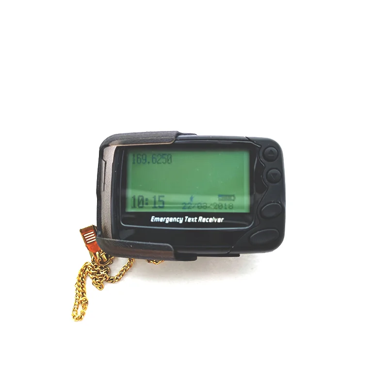 Smart Alphanumeric Beeper Pager Wireless Paging System Support Korean English Germany Hebrew Arabic Language