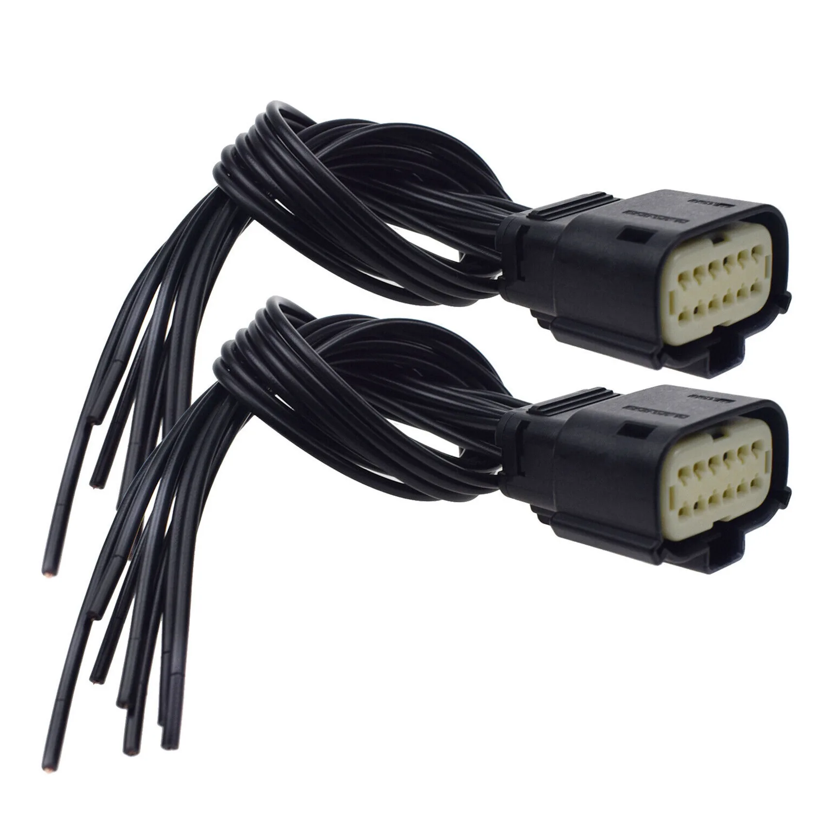 

2PCS 68364272AA Headlight Connector Pigtail Harness for 2015-2018 Dodge Charger