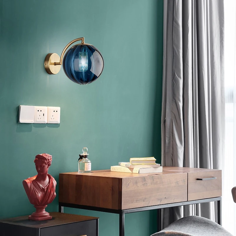 Современный светодиодный настенный светильник золосветильник/черного цвета