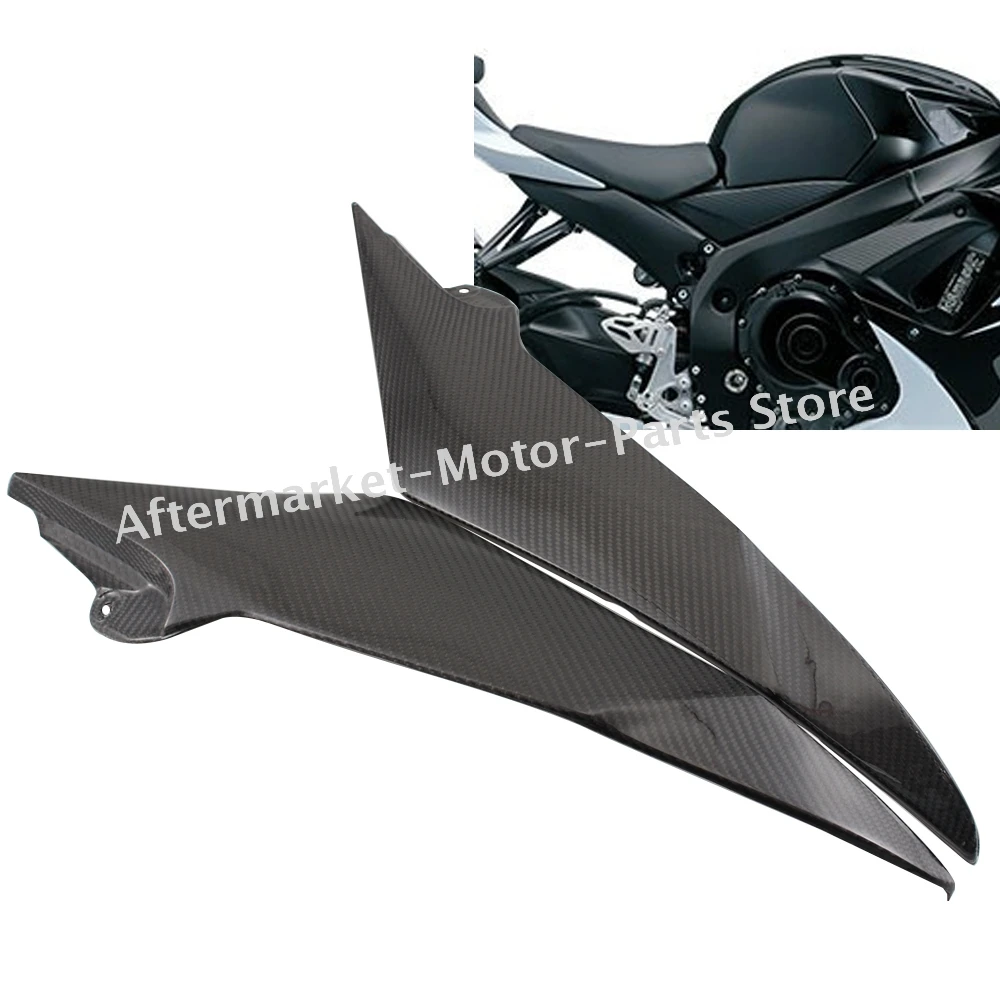 

Motorcycle Tank Side Covers Panels Gas Fairing For Yamaha YZF R6 YZF-R6 YZFR6 2008-2015 Real Carbon Fiber