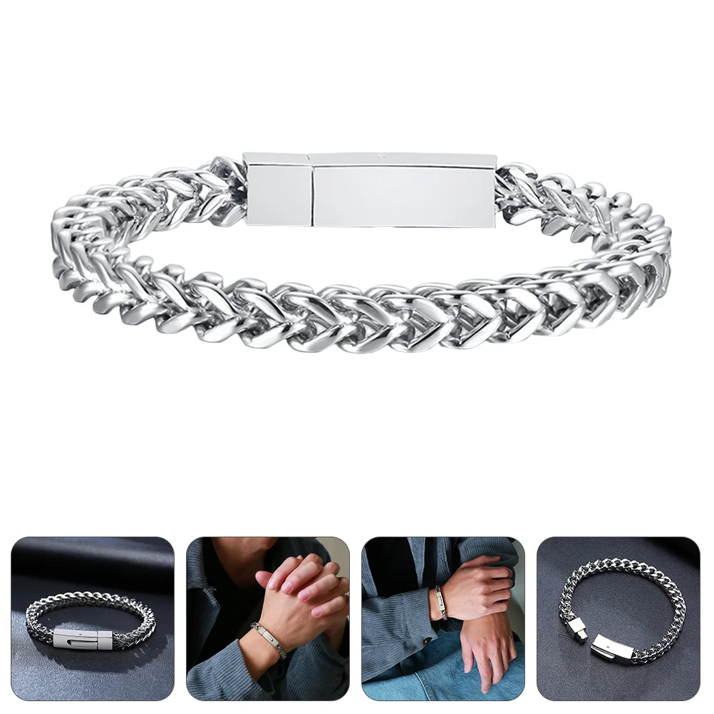 

Stainless Steel Bracelet Link Bracelet Personality Hand Jewelry Wrist Chain