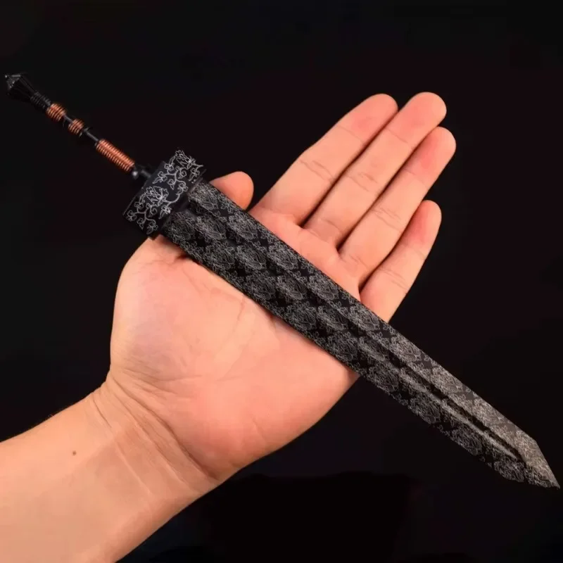 30 см японский игровой колоссальный меч огненное облако узор металлический