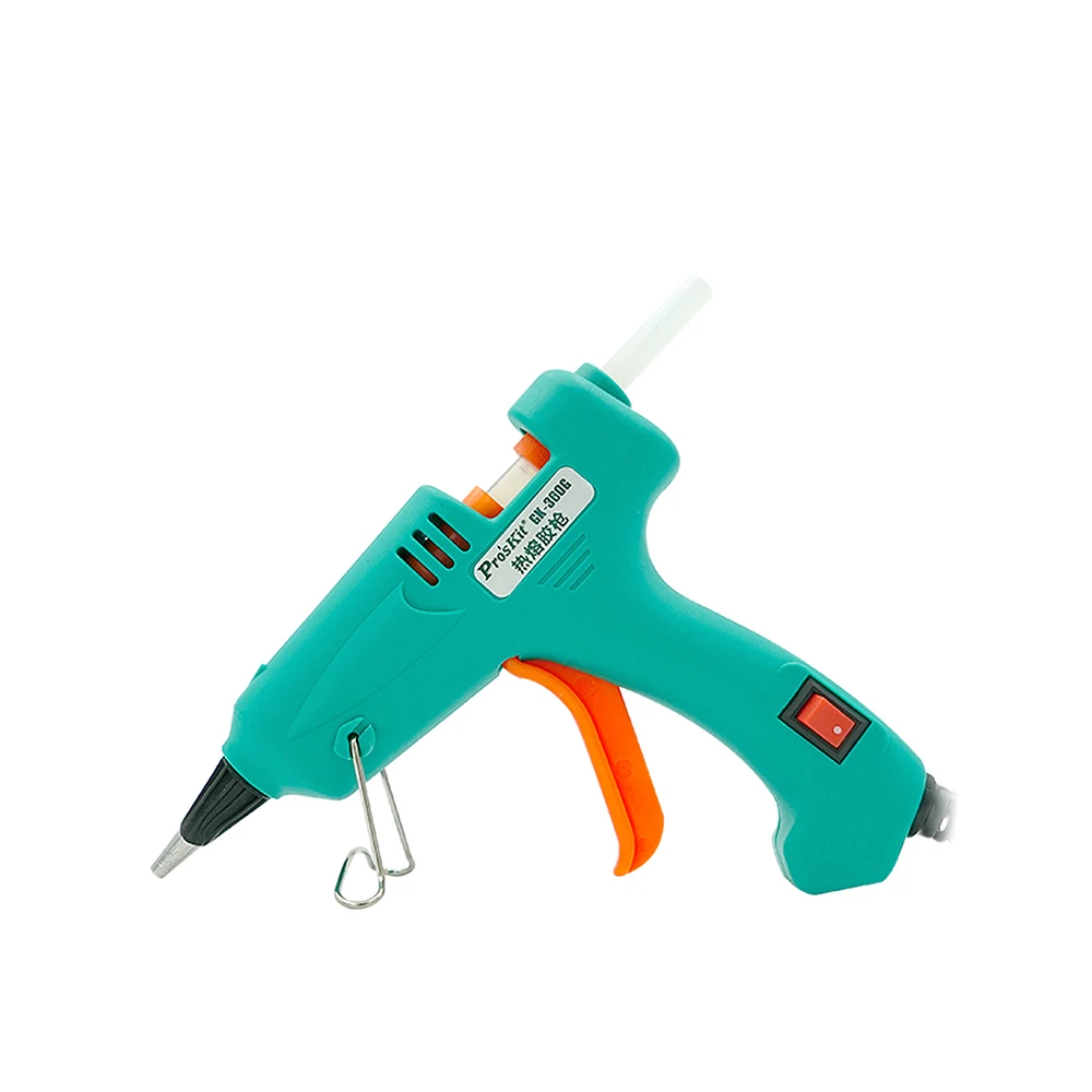 Pro'skit Пистолет для термоклеевого клея Ручной бытовой пистолет горячего GK-360G