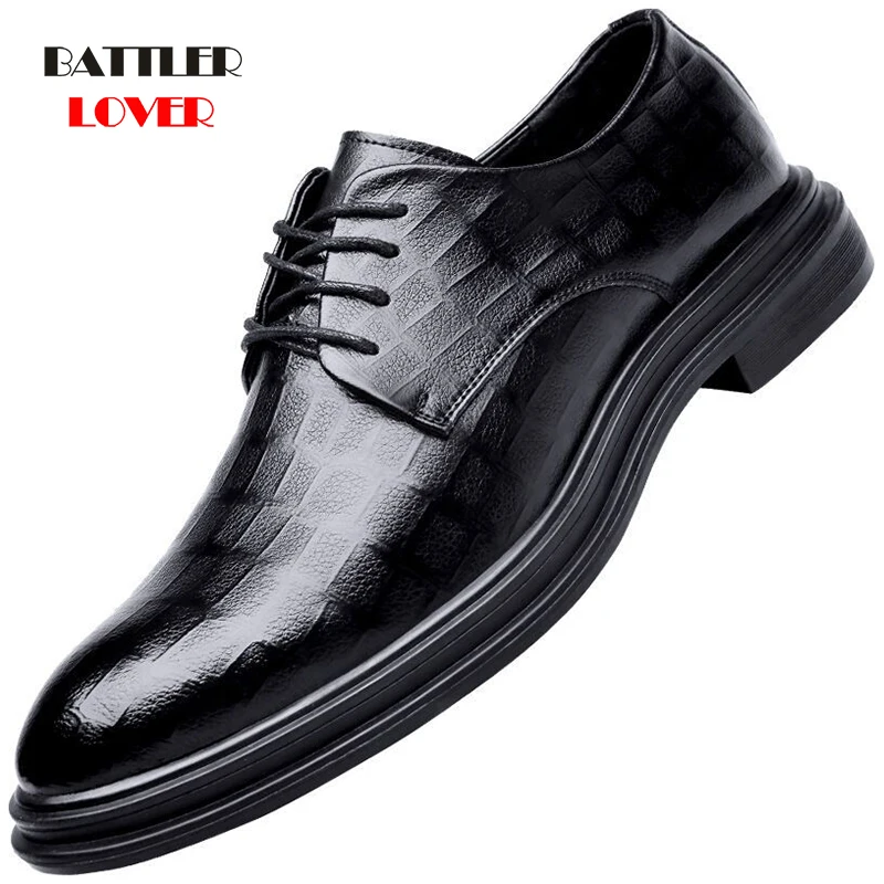 

Italian Men Dress Shoes Business Official Shoes For Male Luxury Brand Wedding Shoes Zapatos De Hombre De Vestir Formal Footwear
