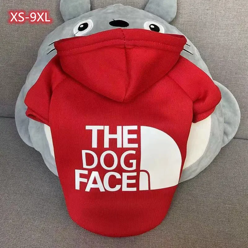Dog Face Clothing, Autumn and Winter Pet Clothes ,Small and Medium-sized Dog Hoodie ,French Bulldog Schnauzer Teddy Coat Sweater