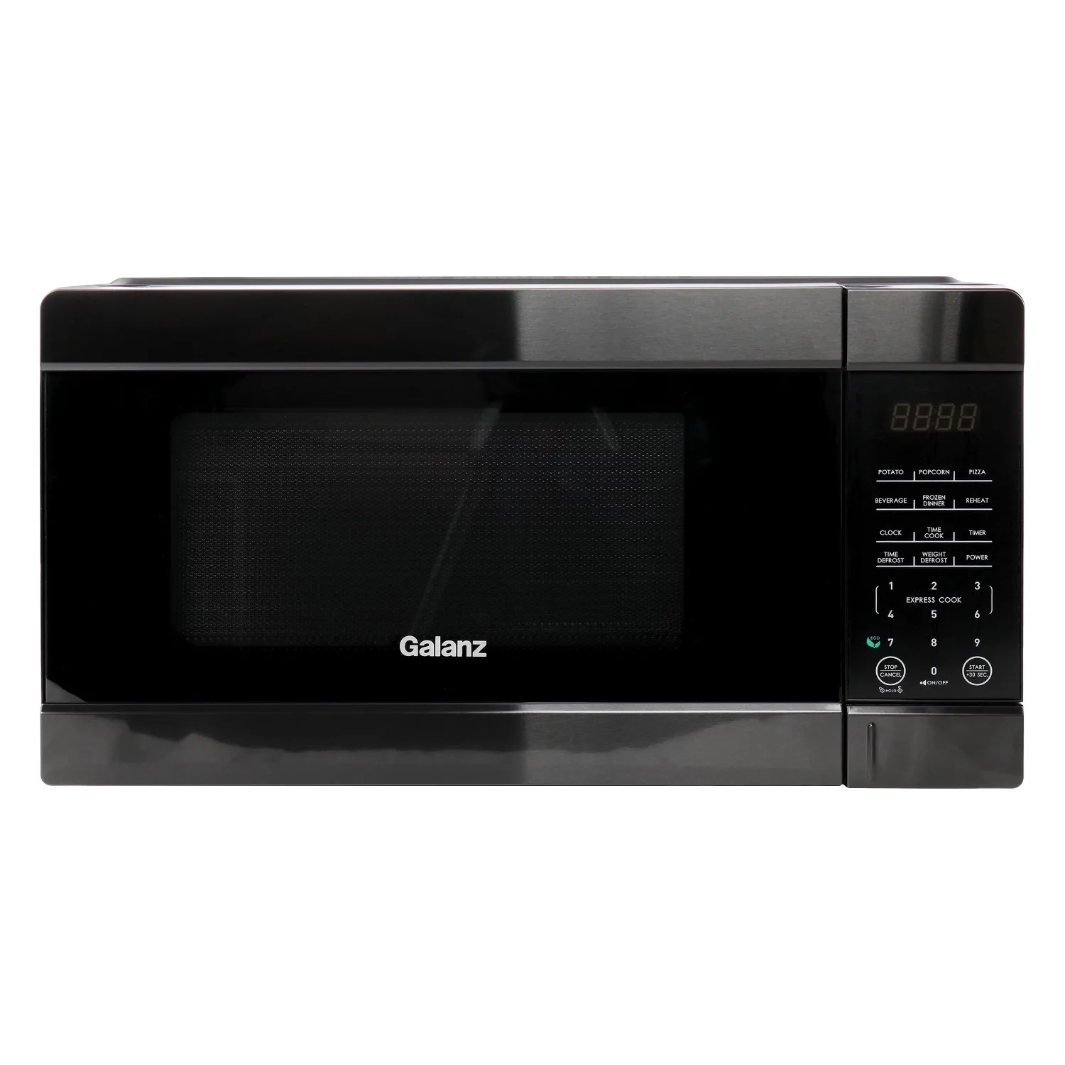 

Countertop Microwave Oven in Black with One Touch Express Cooking 1000w microwave