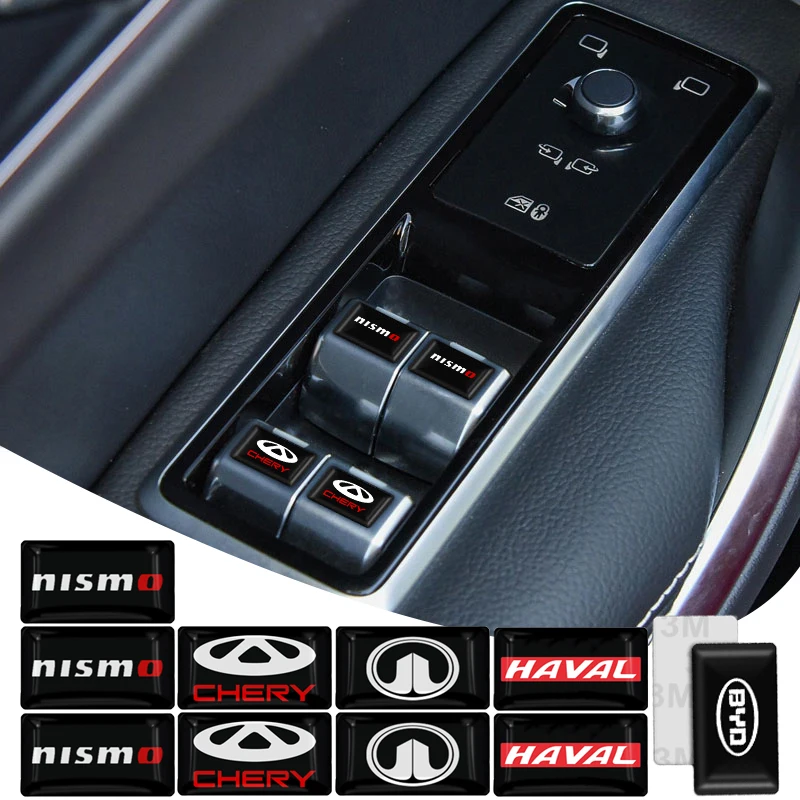 Наклейки для салона автомобиля значок эмблема наклейка автомобильная кнопка