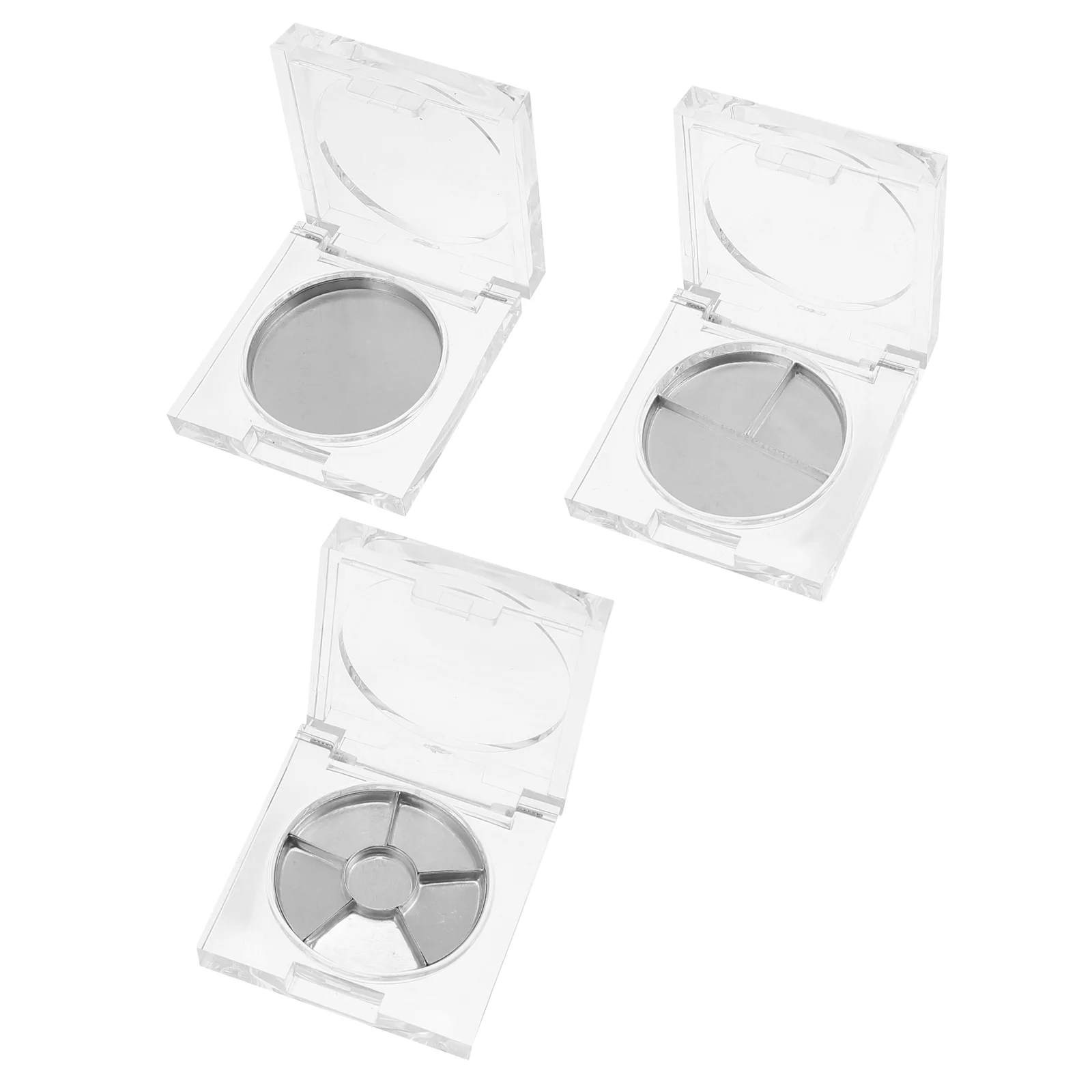 14 шт. чехол для макияжа прозрачная коробка румян аксессуары контейнеры маникюра