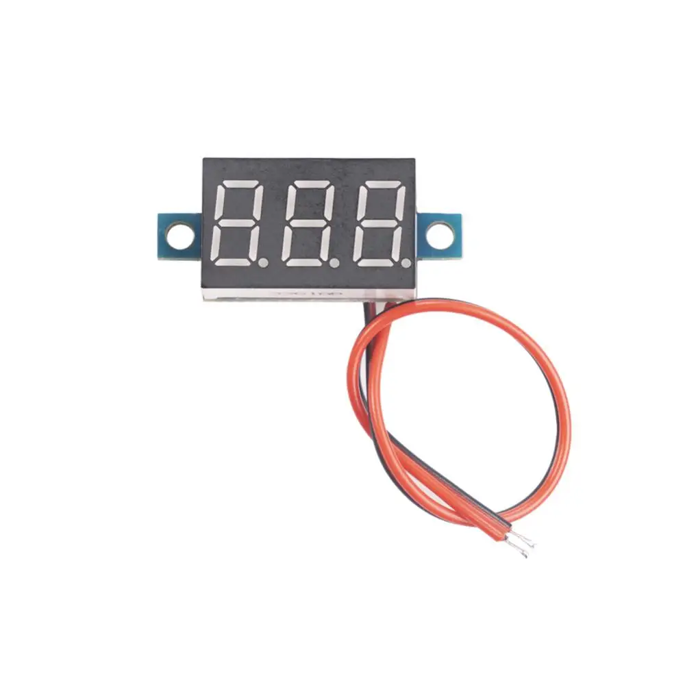

0.36 Inch LED Digital Voltmeter 0-100V Voltage Meter Auto Car Mobile Power Voltage Tester Detector 12V For Motorcycle Car