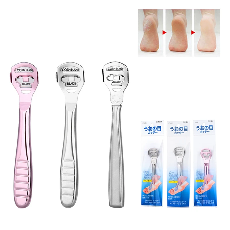 

Stainless Steel Foot Shaver Callus Remover Foot Skin Shaver Corn Cuticle Cutter Remover Rasp Pedicure File Foot Dead Skin Shaver