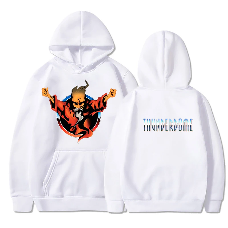 

Толстовки с капюшоном Thunderdome для мужчин и женщин, уличная одежда с принтом, топы большого размера в стиле Харадзюку, одежда для мальчиков