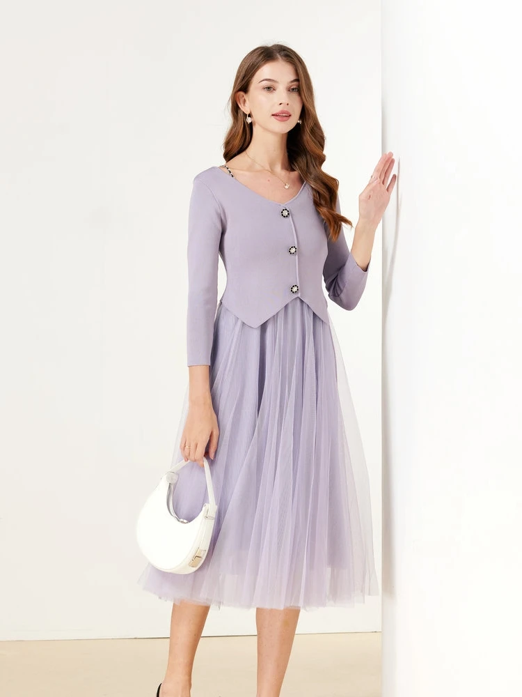 La Chabell Counter оригинальные товары осенний новый комплект из двух предметов вязаное