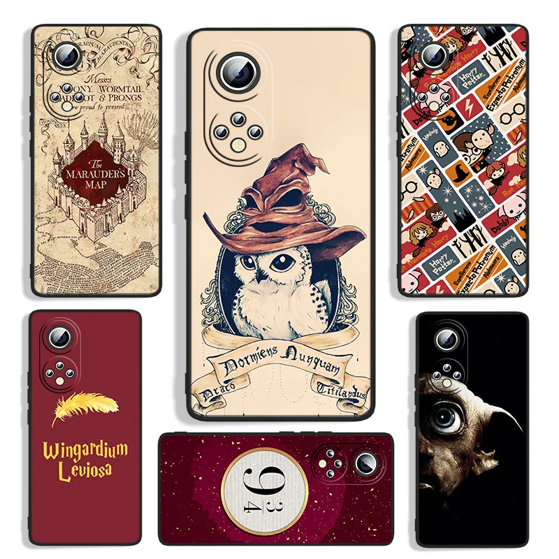 

Ring Potters Wand Harries Phone Case For Huawei Honor 70 60 SE 50 X30 X8 30S 30i V20 20S 10i 10X Pro Plus Lite Black Cover