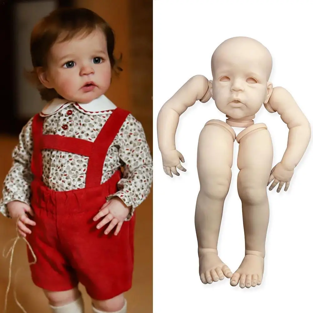 

25inch Bebe Reborn Doll Kit Sandie Popular Edition With Vinyl Body And Eyes Unpainted DIY Kits