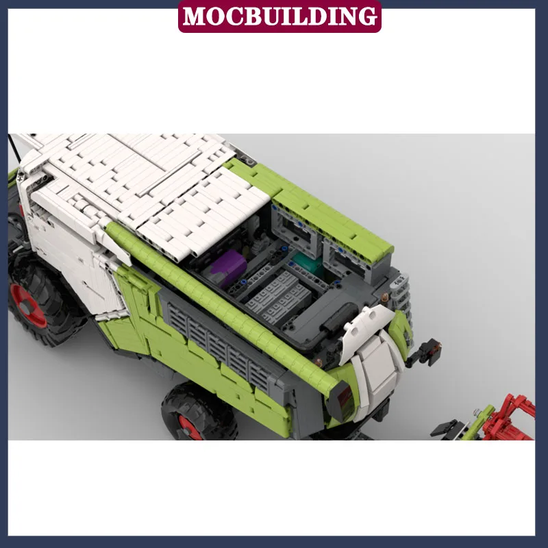 MOC Urban Technology фермерский комбайн модель трактора сборка строительные блоки