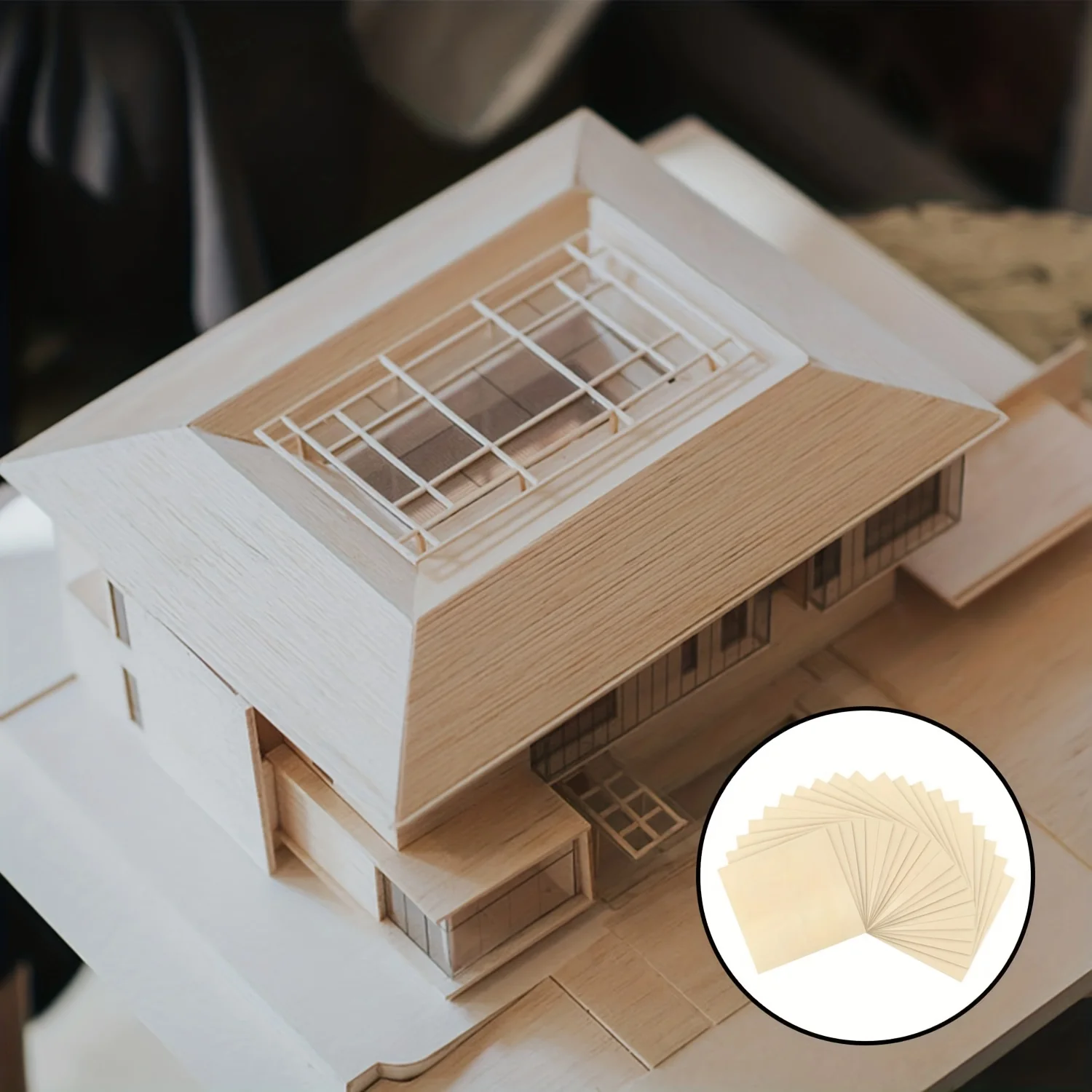 Деревянные доски 100x100x2 10/20/40 шт