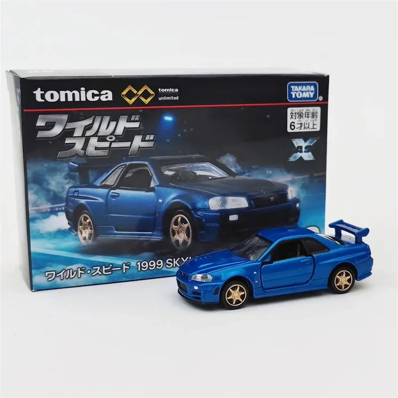 TAKARA TOMY Infinite Alloy die cast Mustang GTR Форсаж назад к будущему модель автомобиля
