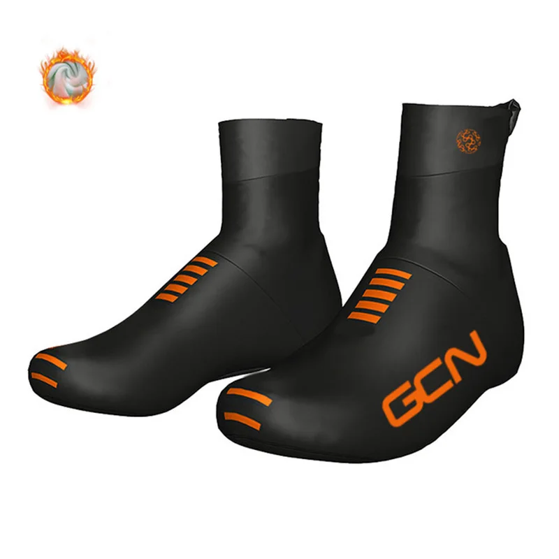 

GCN Winter Thermal Fleece Cycling Shoe Cover Raphaful Cycling Sport Men's MTB Bike Shoes Covers Bicycle Overshoes Cubre Ciclismo