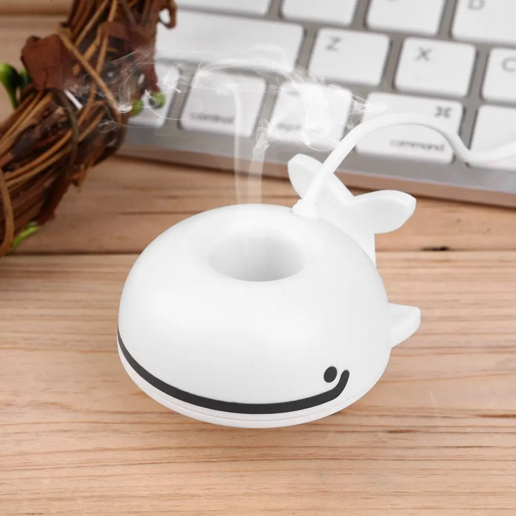 

Professional Cute Whale Shaped Humidifier Mini Air Purifier Portable USB Diffuser Universal Home Office Purifier