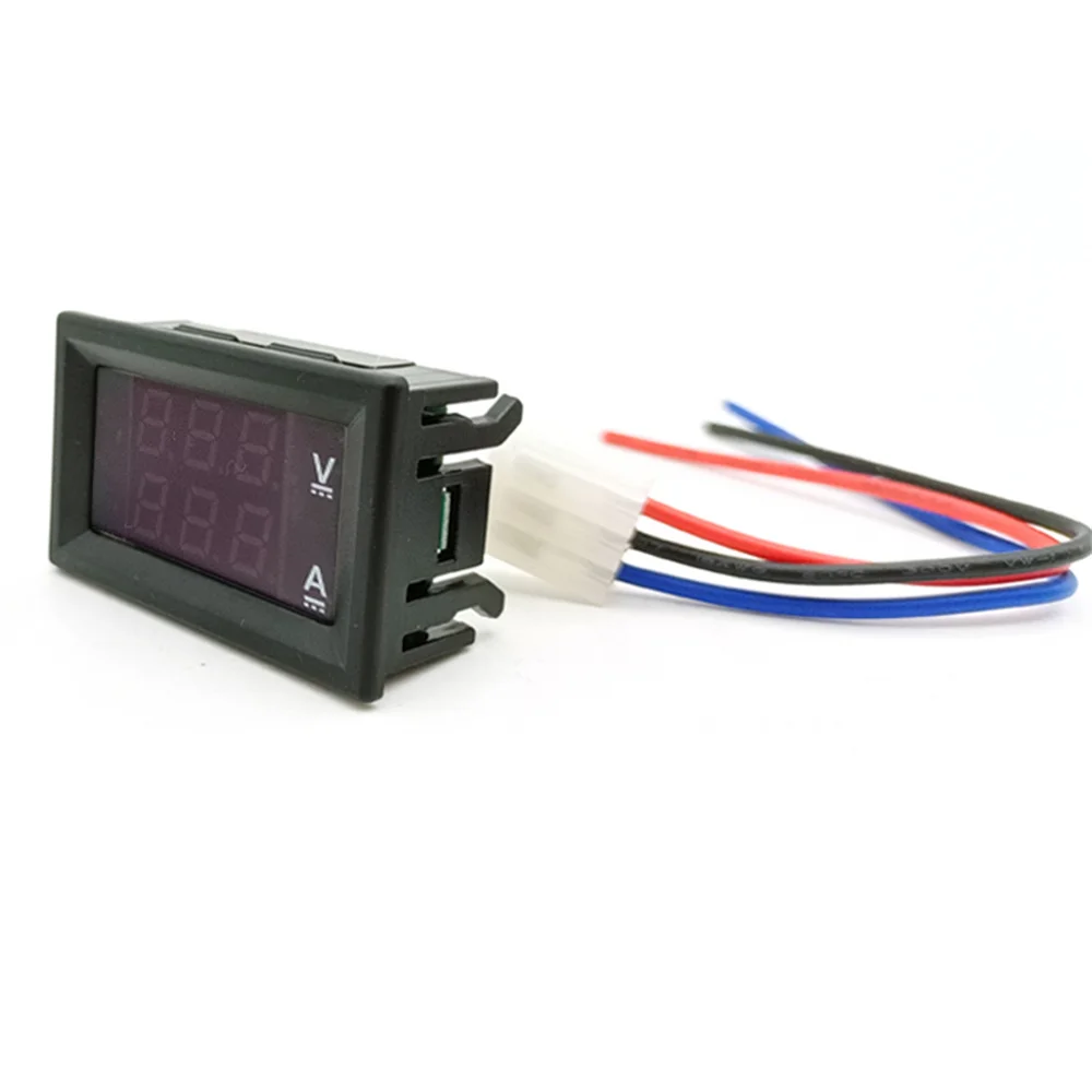 0.28'' LED 6-120V 10A 50A 100A Digital Voltmeter Ammeter Car Motocycle Voltage Current Meter Volt Detector Tester Monitor Panel |