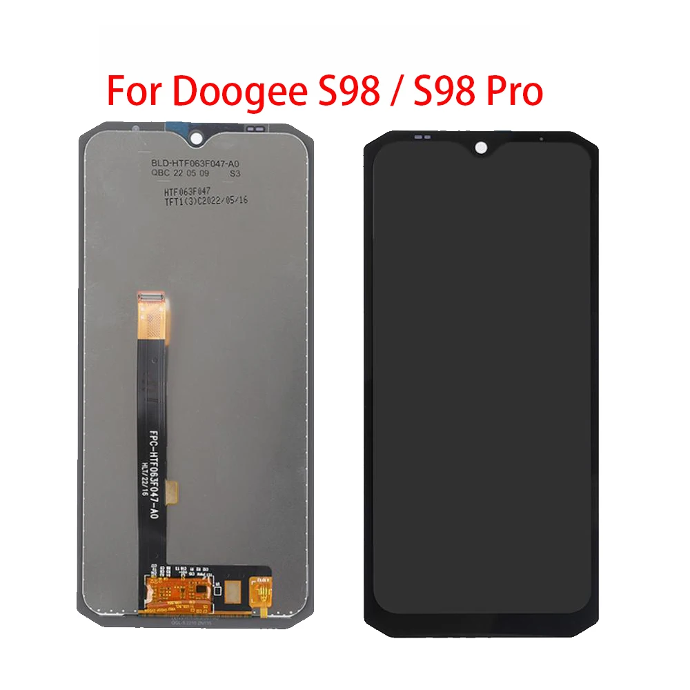ЖК-экран для DOOGEE S95 S96 S97 S98 Pro S99 S100 ЖК-дисплей сенсорная панель дигитайзер в сборе