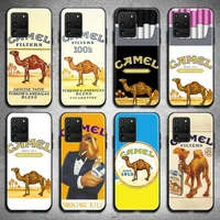 cigarette brand camel phone case for samsung galaxy s21 plus ultra s20 fe m11 s8 s9 plus s10 5g lite 2020