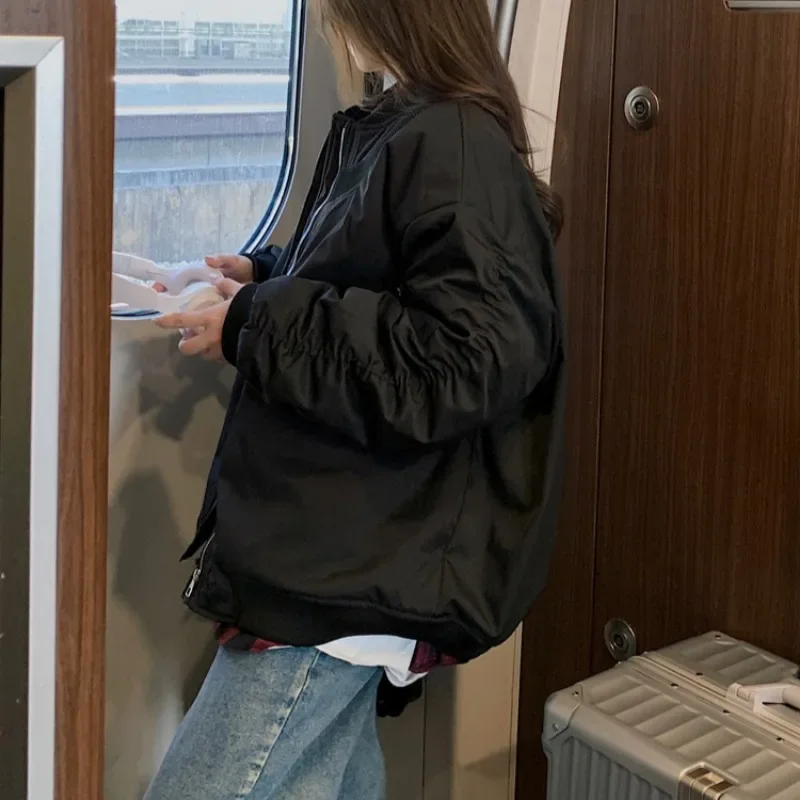 Куртки женские с длинным рукавом воротник-стойка водонепроницаемые утолщенные