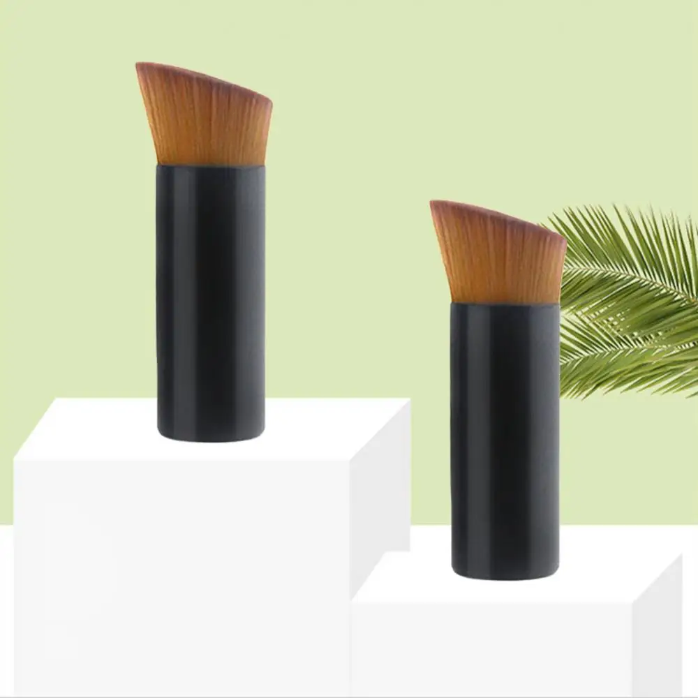 

2023 NEW Multifunction Flat Oblique Head Makeup Brush Liquid Foundation Makeup Brush Facial Brush Makeup Tools