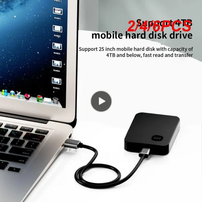 

2/4/6 шт. кабель Usb для жесткого диска внешний кабель Usb Micro B кабель для передачи данных для ПК Hdd кабель аксессуары для ПК