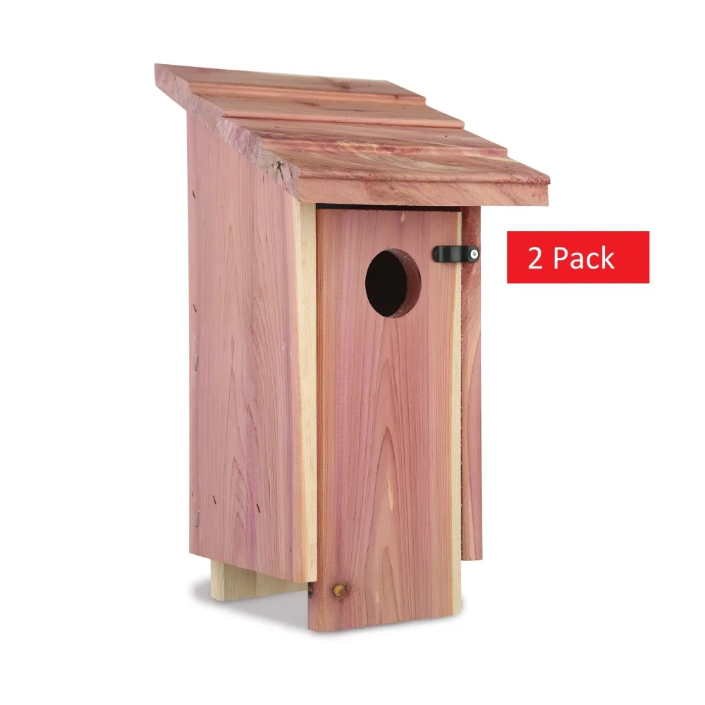 

Red Cedar Bluebird Wild Bird House, 2 Pack