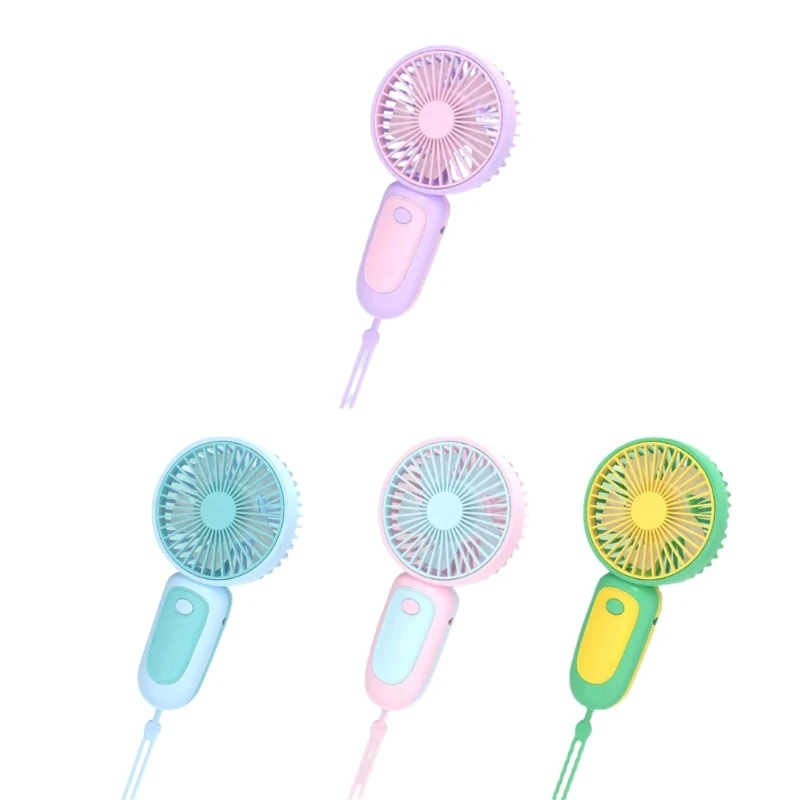 

Mini Portable Fan USB Rechargeable Colorful Pocket Fan Cooling Handheld Fan Ventilador Gift for Women Men Girls Boys