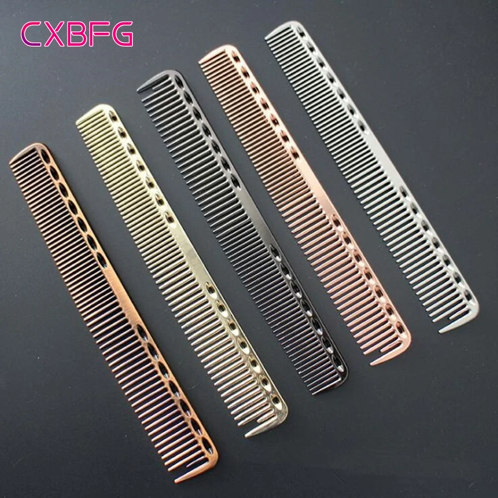 

Space Aluminuml Hair Comb Pro Hairdressing Combs расческа для волос Hair Cutting Dying Hair Brush Barber Tools Salon Accessaries