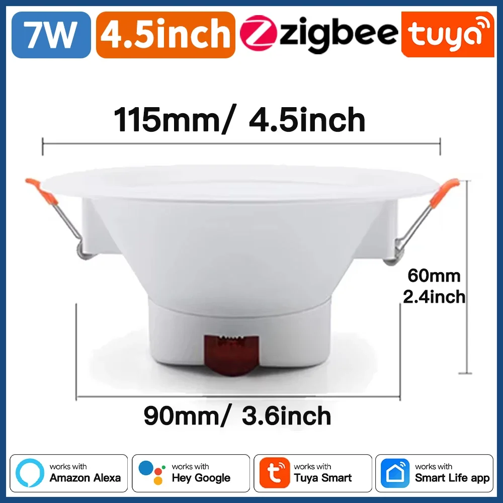 

MOES LXIN Zigbee3.0 умный светодиодный точечный светильник 5/7/10/15 Вт RGB