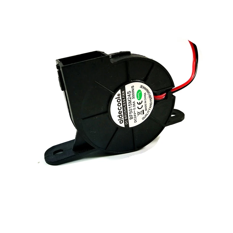 2400 об/мин 1 44 Вт Новый бесшумный 5015 5 см DC24V 0.06A турбо воздуходувка охлаждающий