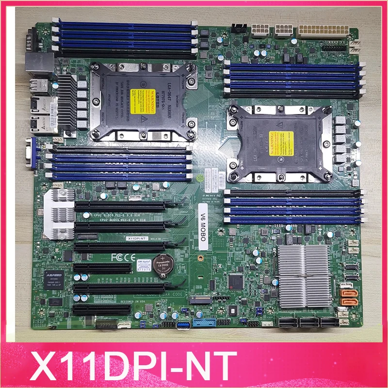 Для двусторонней серверной материнской платы Supermicro X11DPI-NT