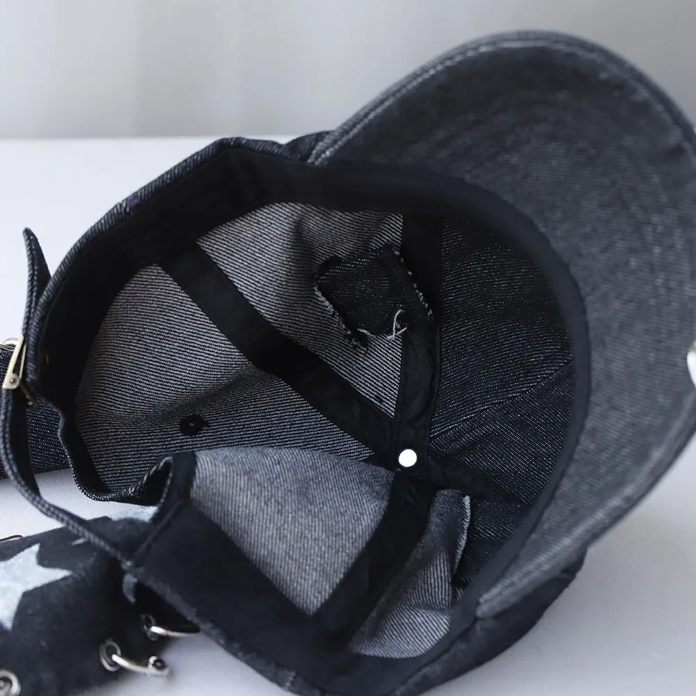 Девушка новые джинсы y2k длинные кроличьи уши ковбойская бейсболка кепка с