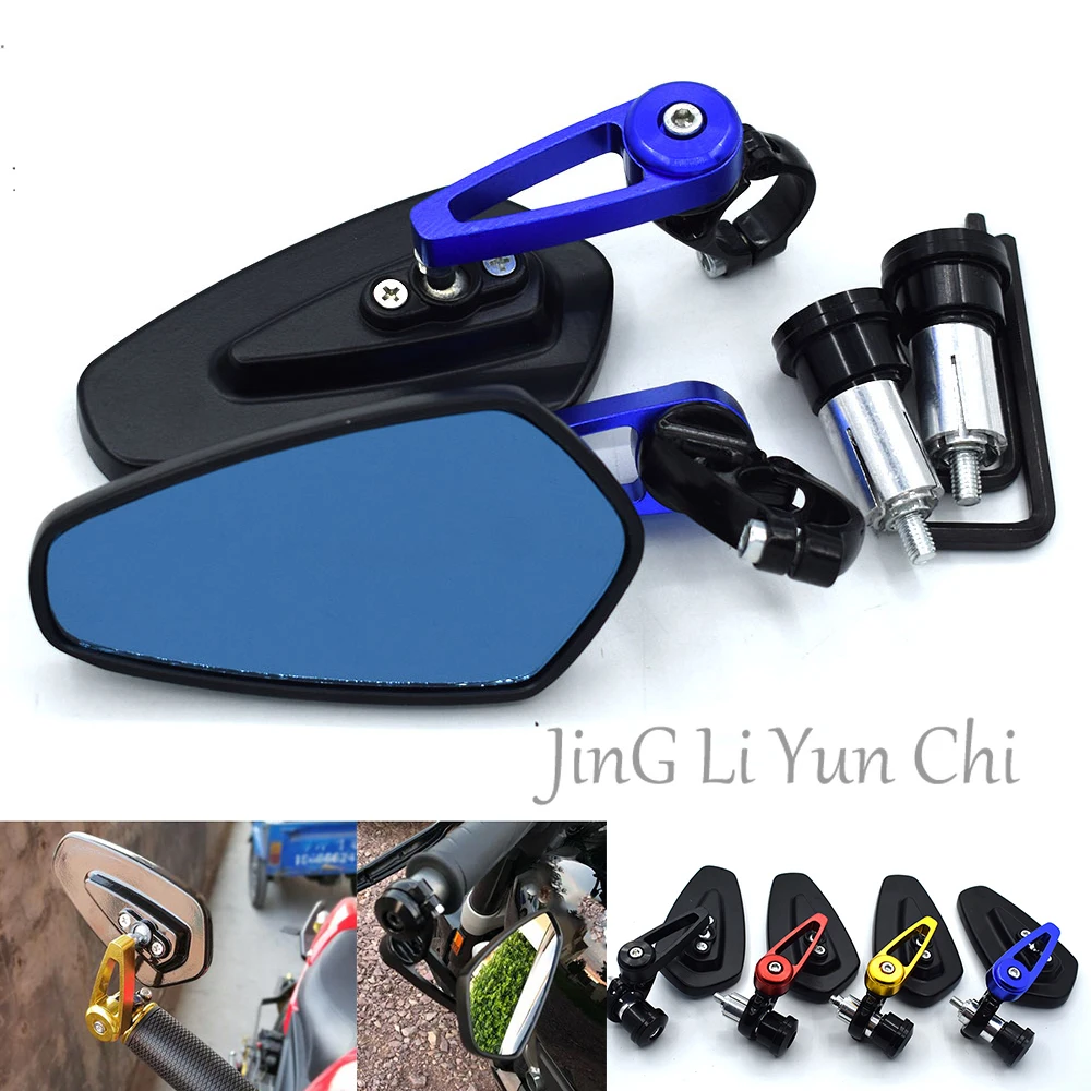 

Universal 7/8" 22mm Motorcycle Handlebar Aluminum Rear View Mirrors For Suzuki GSX-S750 GSX-S1000F GSX-S1000 GSX1400 SV650/A