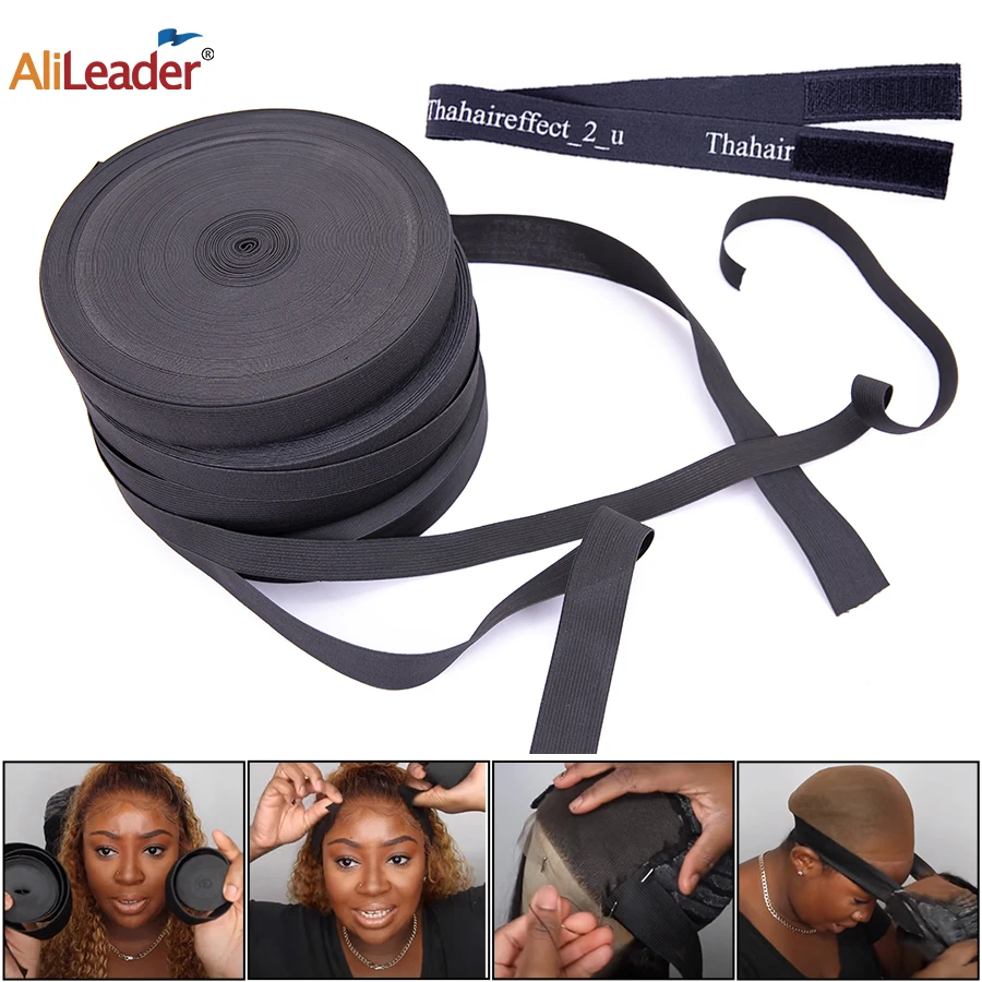 

Эластичная лента для шитья париков, эластичная s-образная лента для вязания, 10-40 м, Черная
