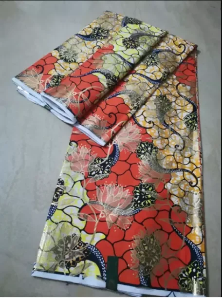 

2022 Hot Sale 100% Cotton Veritable African Wax Print Fabric Real Wax African Ankara Fabric 6 yards Ghana Loincloth