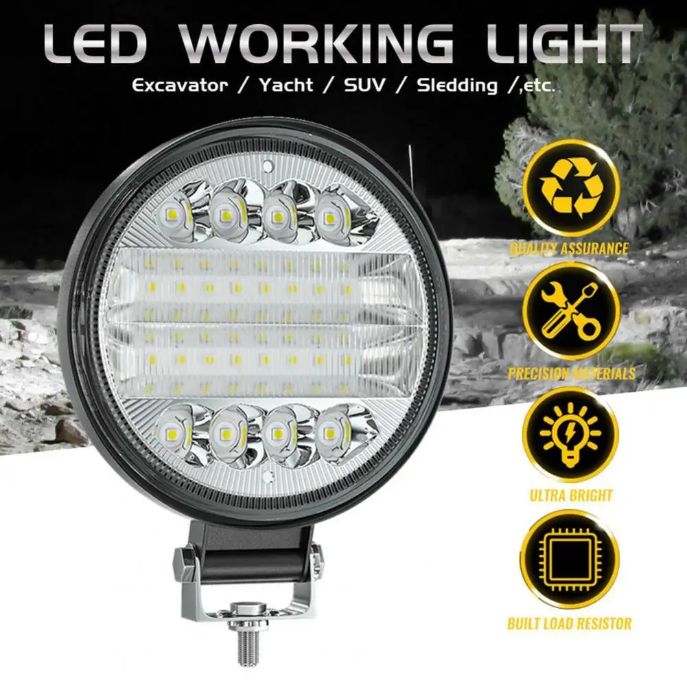 

Автомобильная фара, высокопрочный Ультраяркий 24 светодиодный 72 Вт, противотуманный фонарь для внедорожника