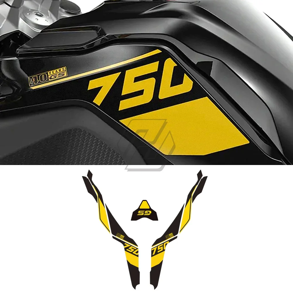 Для BMW F850GS F750GS 2018-2021 40-летние наклейки на обтекатель мотоцикла комплект наклеек