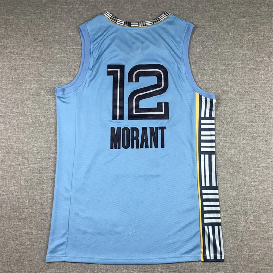 

New 2023 Men Basketball Jerseys Ja Morant #12 STITCH T-SHIRT