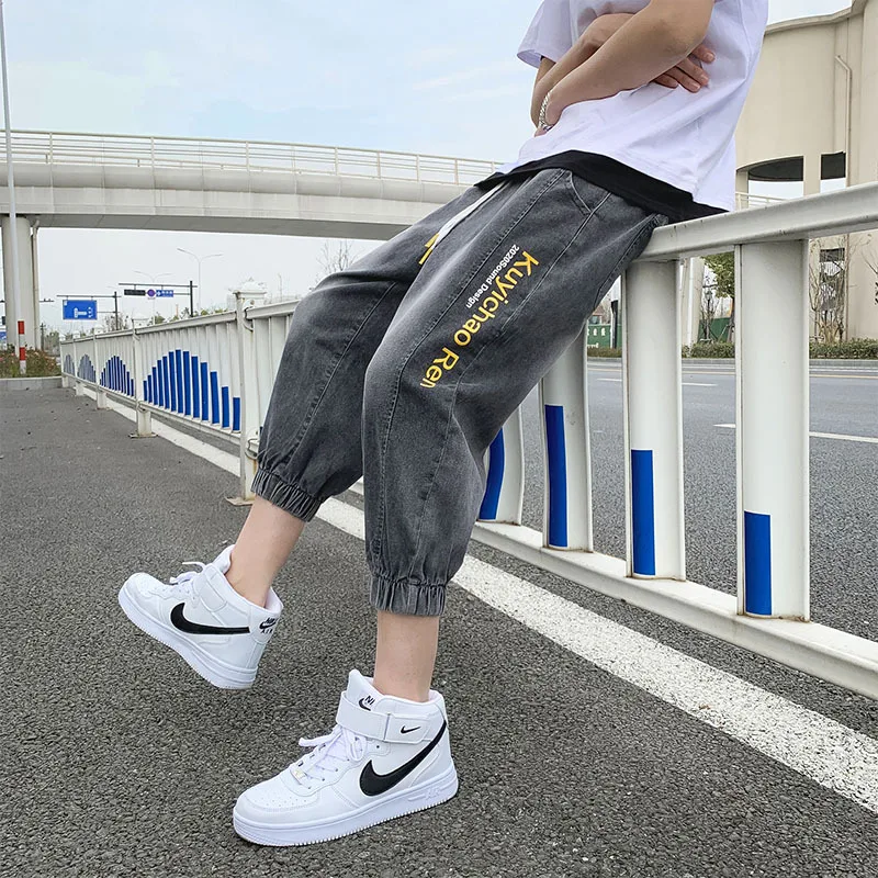 2022 Trend casual men's cropped pants For summer wear jean men's jeans